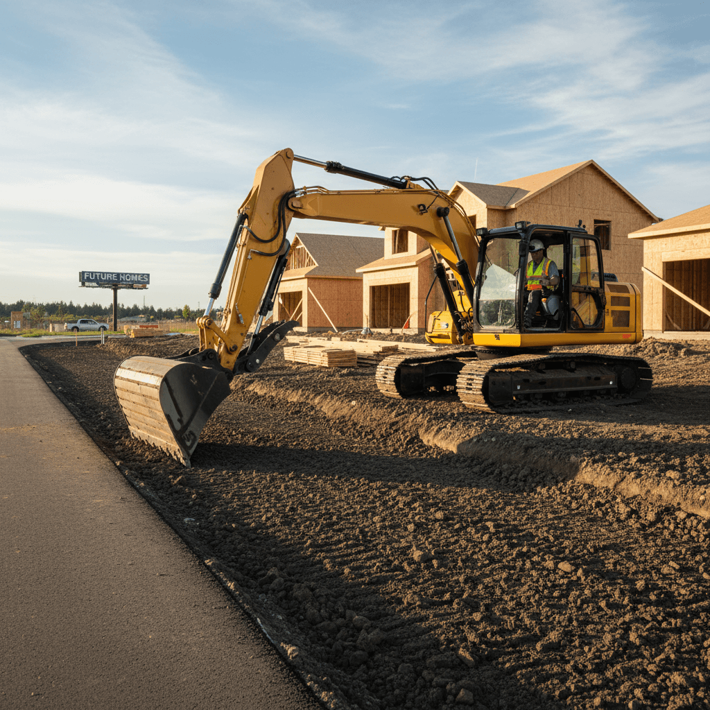 Site grading and preparation