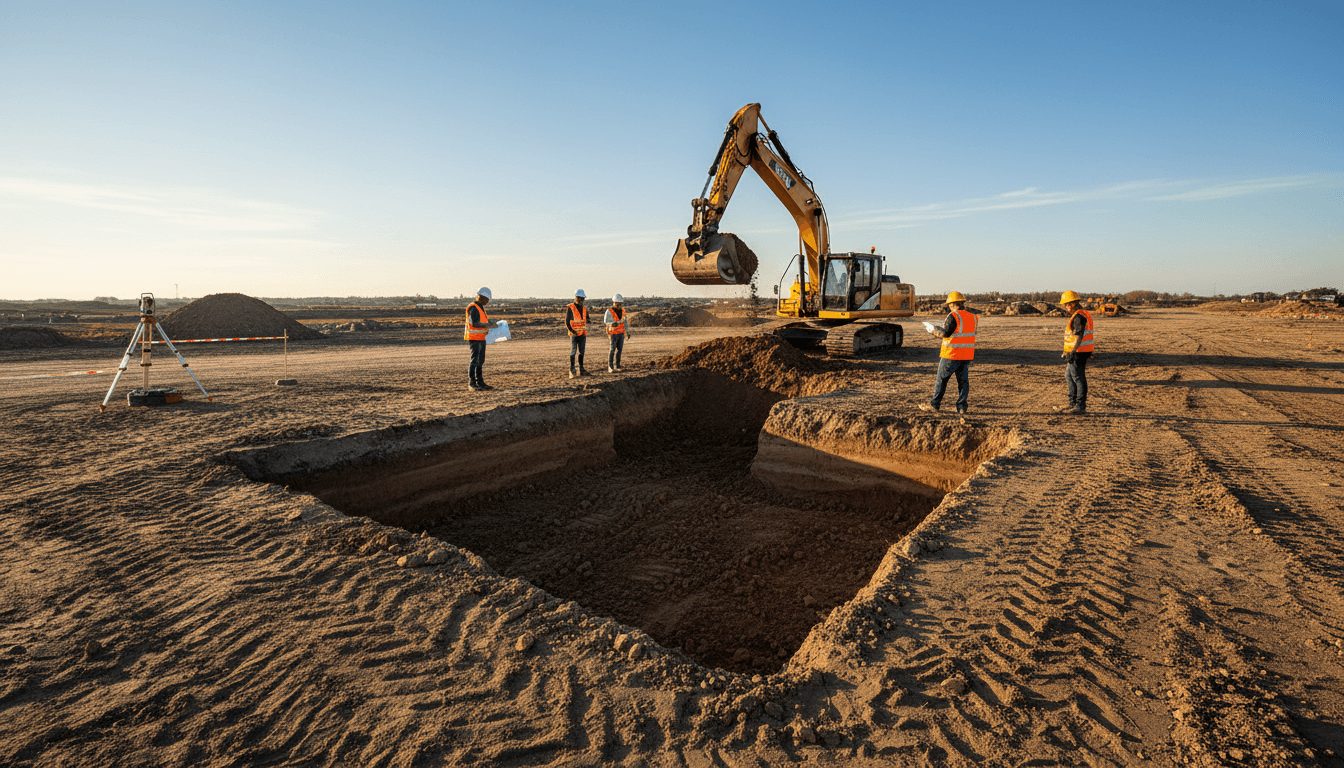 Grading and site prep